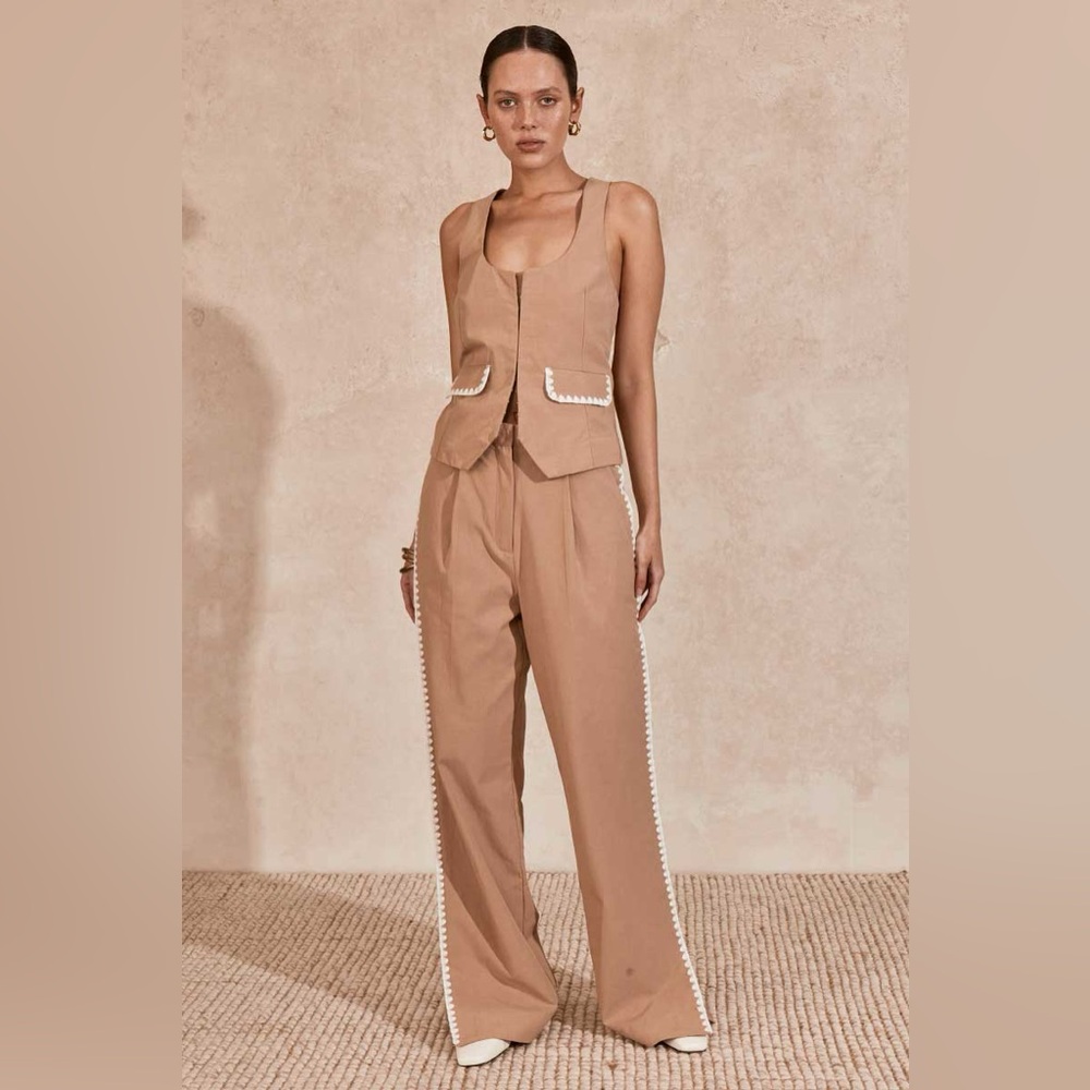 NWT MON RENN LISLE PANT IN BISCUIT